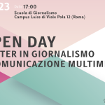 Open Day del Master in Giornalismo e Comunicazione multimediale – 13 settembre 2023