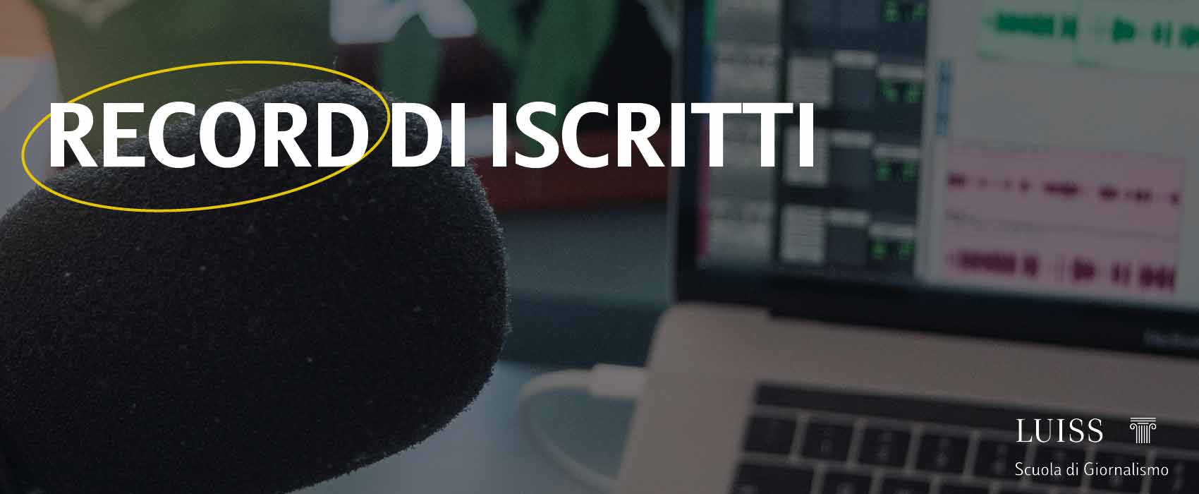 Record di Iscritti al Master in Giornalismo e Comunicazione Multimediale