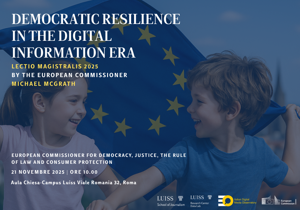 Lectio Magistralis del Commissario europeo Michael McGrath