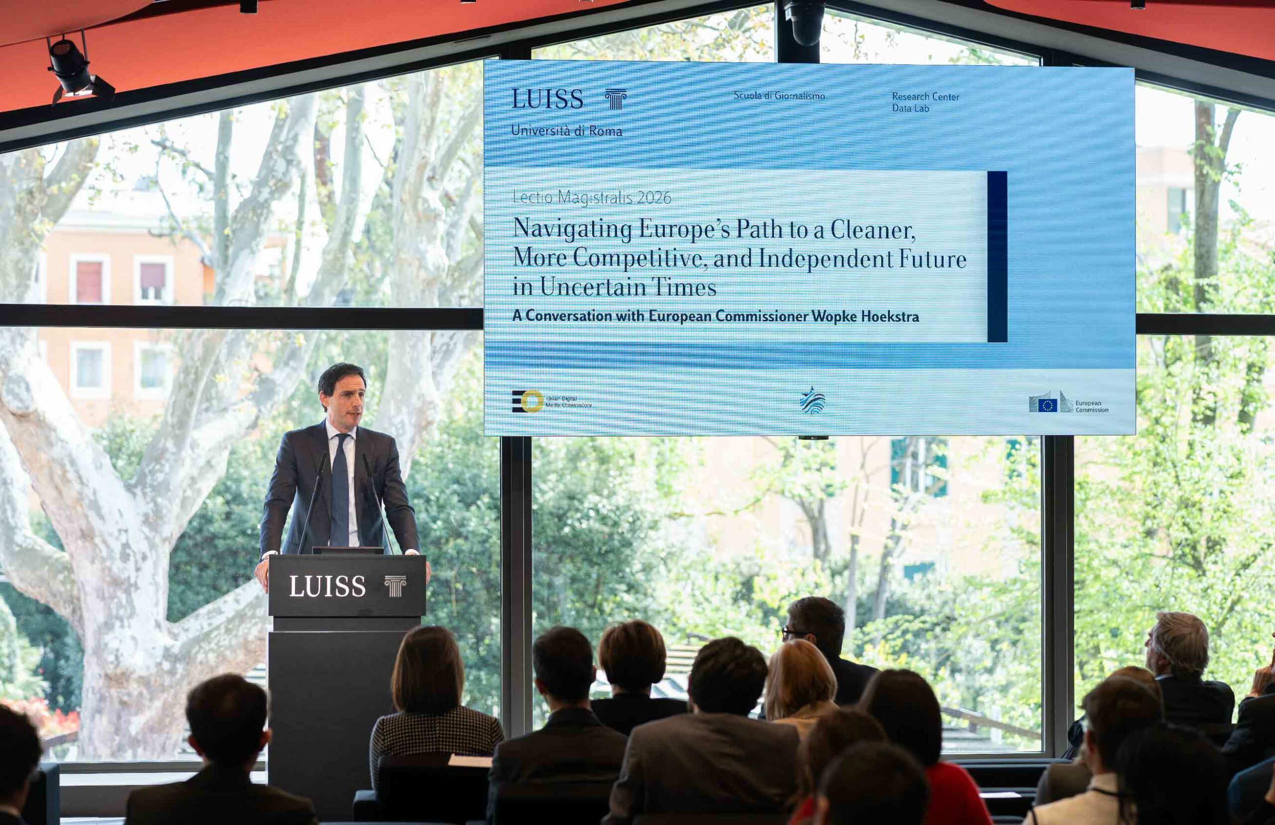 Lectio Magistralis 2026 del Commissario Europeo Wopke Hoekstra