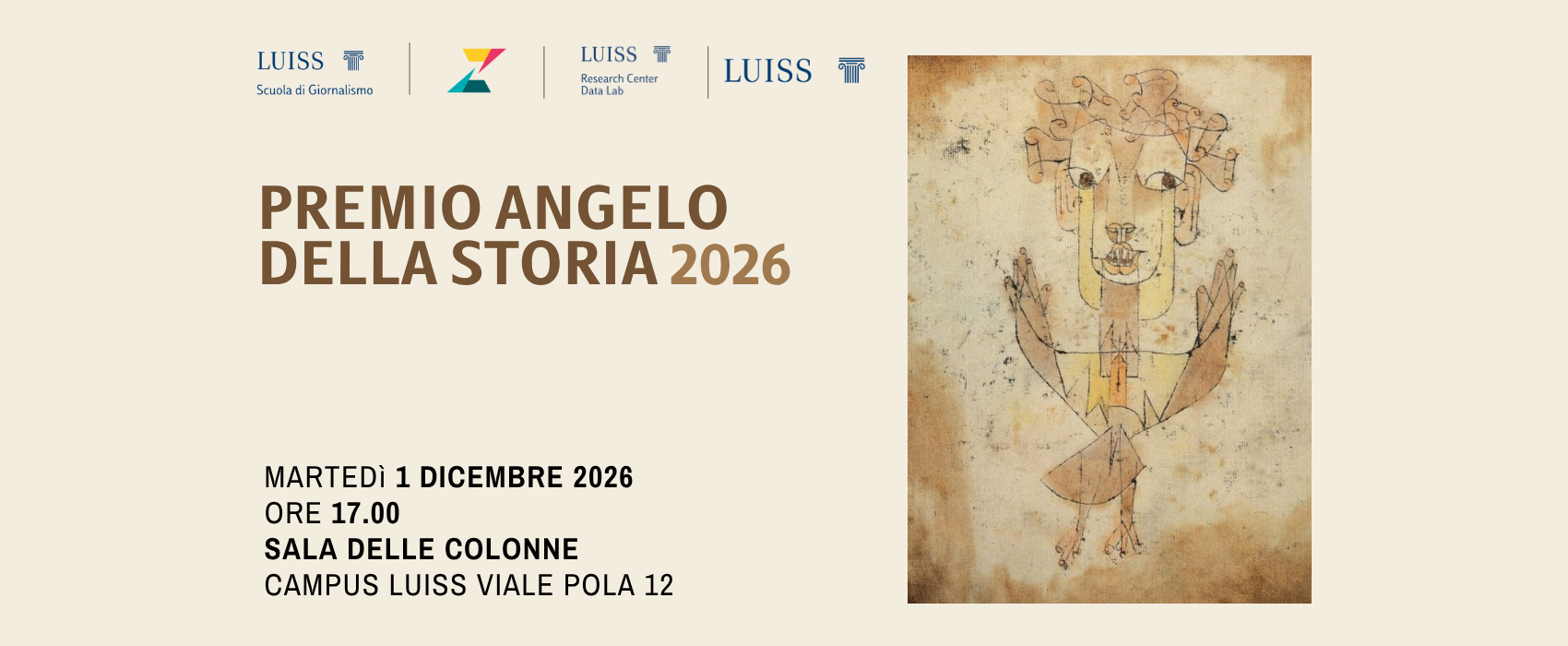 Premio Angelo della Storia 2026